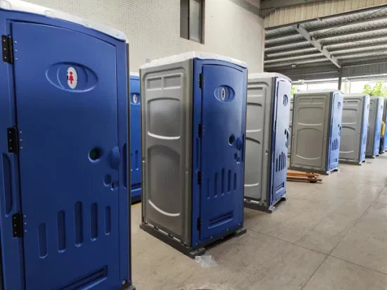 Toilettes mobiles en plastique HDPE durables de haute qualité, toilettes portables d'extérieur
