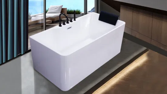 Usine de produits de mode acrylique baignoire à surface solide baignoire SPA autostable